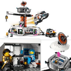 LEGO 60434 City Base Espacial y Plataforma de Lanzamiento, Robot de Juguete