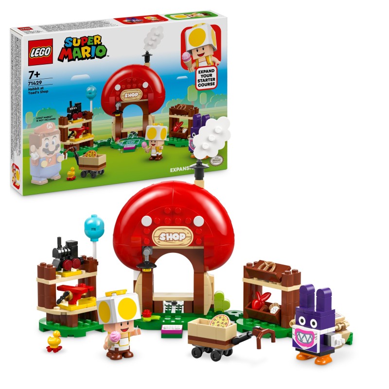 LEGO Super Mario 71429 Ensemble d’Extension Carottin et la Boutique Toad