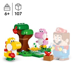 LEGO 71428 Super Mario Set de Expansión  Huevo de Yoshi en el Bosque