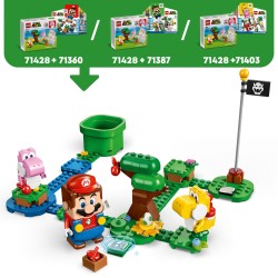 LEGO 71428 Super Mario Set de Expansión  Huevo de Yoshi en el Bosque