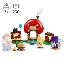 LEGO Super Mario 71429 Ensemble d’Extension Carottin et la Boutique Toad