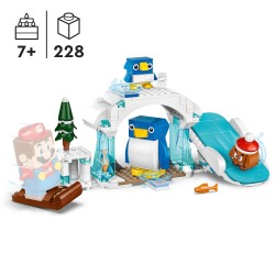 LEGO 71430 Super Mario Set de Expansión  Aventura en la Nieve de la Familia Pingüi