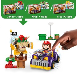 LEGO 71431 Super Mario Set de Expansión  Coche Monstruoso de Bowser Juguete