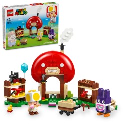 LEGO Super Mario 71429 Ensemble d’Extension Carottin et la Boutique Toad