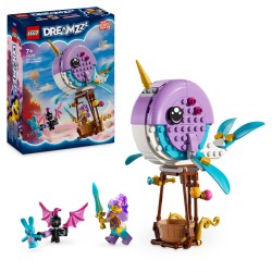 LEGO 71472 DREAMZzz Globo-Narval de Izzie, Juguete Animal Marino Ballena