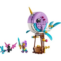 LEGO 71472 DREAMZzz Globo-Narval de Izzie, Juguete Animal Marino Ballena