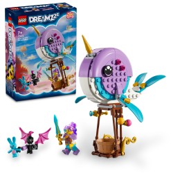 LEGO 71472 DREAMZzz Globo-Narval de Izzie, Juguete Animal Marino Ballena