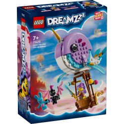 LEGO 71472 DREAMZzz Globo-Narval de Izzie, Juguete Animal Marino Ballena