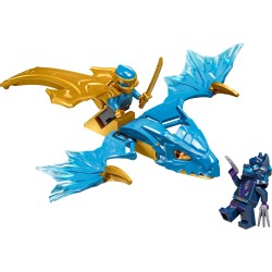 LEGO 71802 NINJAGO Ataque Rising Dragon de Nya Juguete y Minifigura Ninja