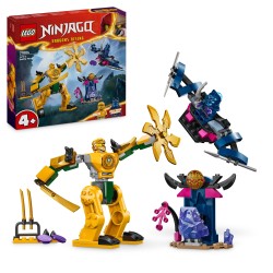 LEGO 71804 NINJAGO Meca de Combate de Arin de Juguete con Minifigura Ninja