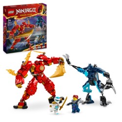 LEGO 71808 NINJAGO Meca Elemental del Fuego de Kai Figura de Acción