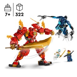 LEGO 71808 NINJAGO Le Robot Élémentaire du Feu de Kai