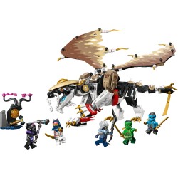 LEGO 71809 NINJAGO Dragón Maestro Egalt de Juguete con 5 Minifiguras Ninja