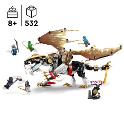 LEGO 71809 NINJAGO Dragón Maestro Egalt de Juguete con 5 Minifiguras Ninja