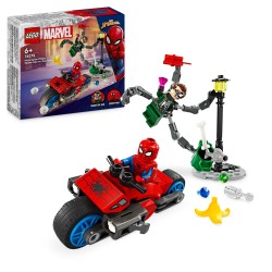 LEGO Marvel Motorcycle Chase  Spider-Man vs. Doc Ock 76275