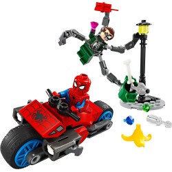LEGO 76275 Marvel Persecución en Moto  Spider-Man vs. Doc Ock de Juguete