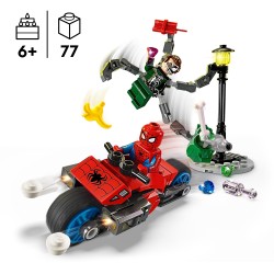 LEGO Marvel 76275 La Course-poursuite en Moto   Spider-Man contre Docteur Octopus