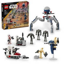 LEGO Star Wars 75372 Pack de Combat des Clone Troopers et Droïdes de Combat