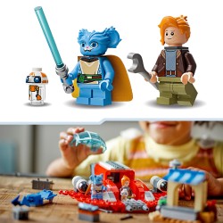 LEGO 75384 Star Wars  Las Aventuras de los Jóvenes Jedi The Crimson Firehawk