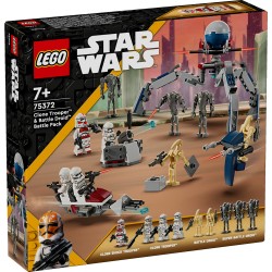 LEGO Star Wars 75372 Pack de Combat des Clone Troopers et Droïdes de Combat