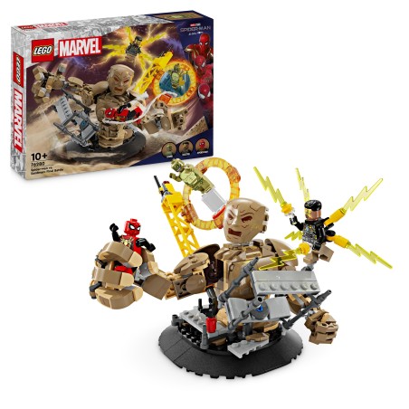 LEGO 76280 Marvel Spider-Man vs. Sandman Batalla Final Regalo de Superhéroe