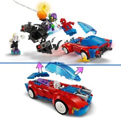 LEGO Auto da corsa di Spider-Man e Venom Goblin