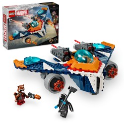 LEGO Marvel 76278 Le Vaisseau Spatial de Rocket contre Ronan