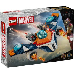 LEGO 76278 Marvel Warbird de Rocket vs. Ronan, Nave Espacial de Juguete