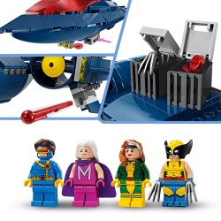 LEGO 76281 Marvel X-Jet de los X-Men, Avión de Juguete y Minifiguras