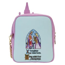 Loungefly - Disney - Princess - Sleeping Beauty - Borsa a tracolla - Stained Glass Castle - WDTB2892