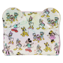 Loungefly - Disney100th - Portafogli Mickey & Friends Classic All-Over Print Iridescent - WDWA2897
