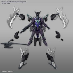 Bandai - Model Kit Gunpla - Hg Gundam Plutine 1/144 (12 cm)