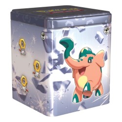 Pokémon - Stacking Tin Tipo Metallo - Scizor, Cufant, Meltan, Tinkaton