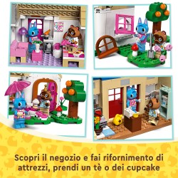 LEGO Animal Crossing 77050 Bottega di Nook e casa di Grinfia