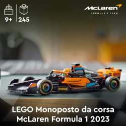 LEGO Speed Champions 76919 Monoposto da corsa McLaren Formula 1 2023