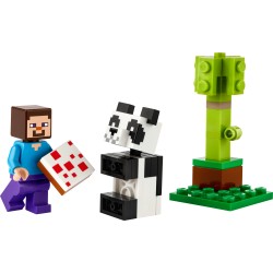 LEGO Minecraft 30672 Polybag Steve e Baby Panda