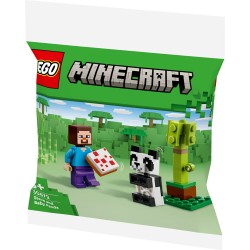 LEGO Minecraft 30672 Polybag Steve e Baby Panda