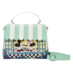 Loungefly - Disney - Borsa a Tracolla Mickey & Minnie Date Night Diner - WDTB2912