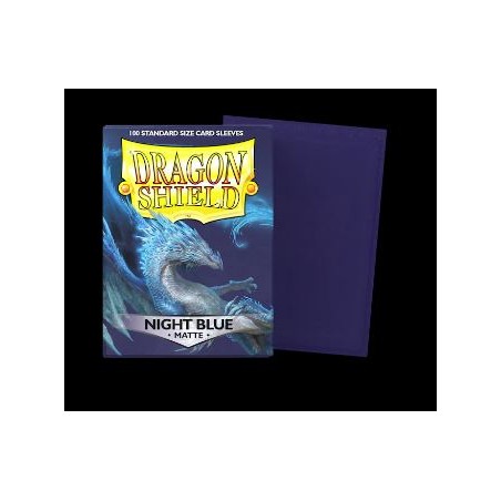 DRAGON SHIELD - 100 BUSTINE STANDARD - MATTE NIGHT BLUE