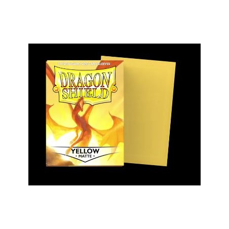 DRAGON SHIELD - 100 BUSTINE STANDARD - MATTE YELLOW