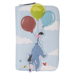 Loungefly - Disney - Winnie the Pooh & Friends - Portafogli con zip Floating Balloons - WDWA2965