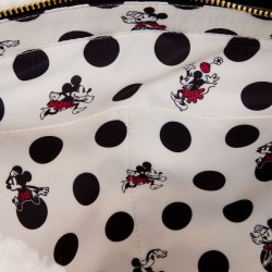 Loungefly - Disney Minnie Mouse Tote Bag Rocks the Dots Classic Sherpa - WDTB2914