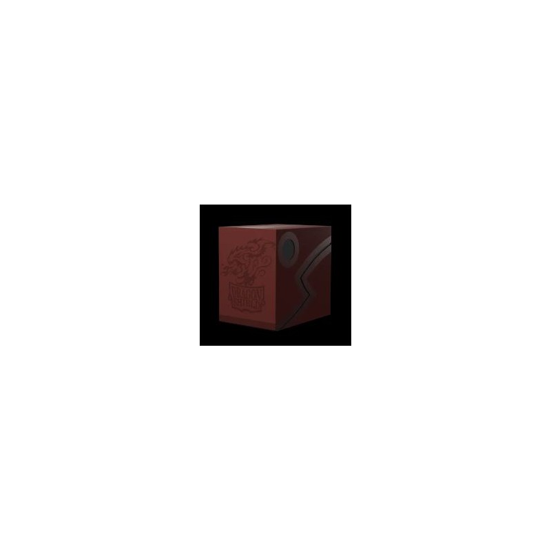 DRAGON SHIELD - PORTA MAZZO - DOUBLE SHELL - BLOOD RED/BLACK DRAGON SHIELD - PORTA MAZZO - DOUBLE SHELL - BLOOD RED/BLACK