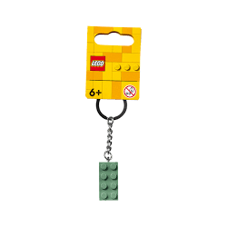 LEGO Portachiavi Keychain Brick 2x4 sand green 854159