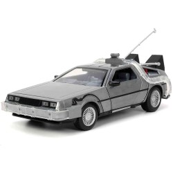 Jada - Back To The Future Part 1: 1982 De Lorean Dmc 12 - 1:24 Die-Cast Model With Lights