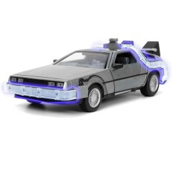 Jada - Back To The Future Part 2: 1982 De Lorean Dmc 12 - 1:24 Die-Cast Model With Lights