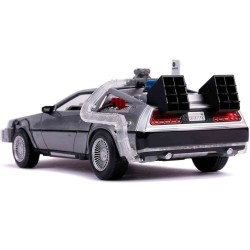 Jada - Back To The Future Part 2: 1982 De Lorean Dmc 12 - 1:24 Die-Cast Model With Lights