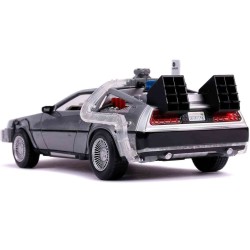 Jada - Back To The Future Part 2: 1982 De Lorean Dmc 12 - 1:24 Die-Cast Model With Lights