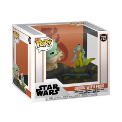 Pop Star Wars: The Mandalorian  Din Grogu W/Frog 720
