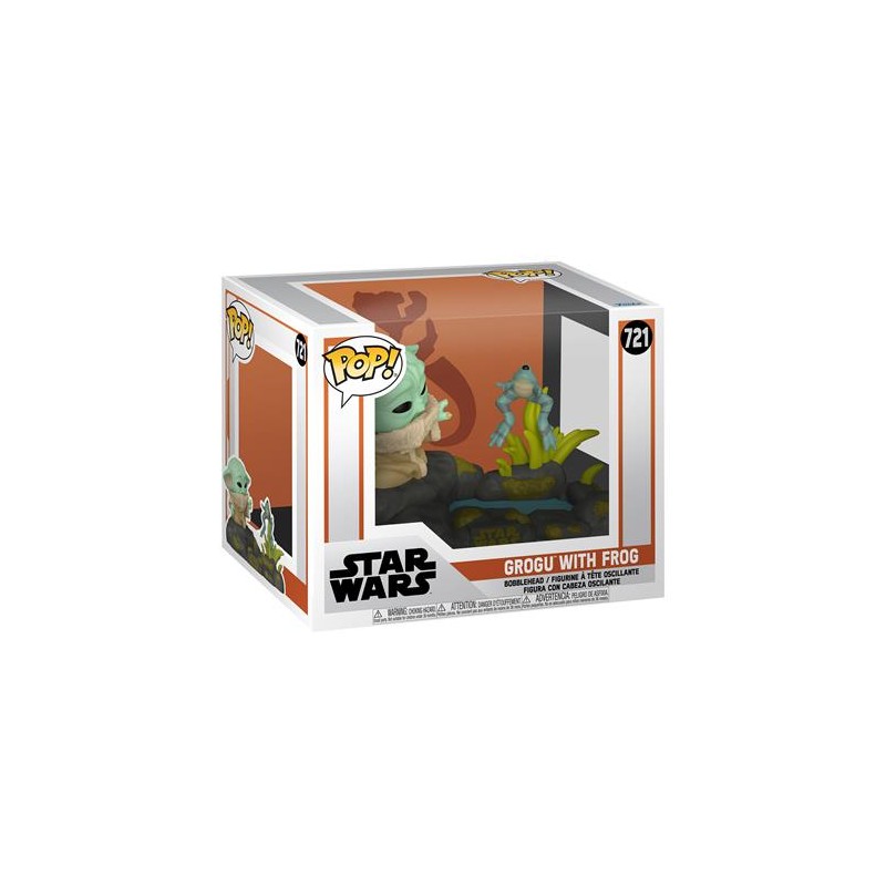 Pop Star Wars: The Mandalorian  Din Grogu W/Frog 720